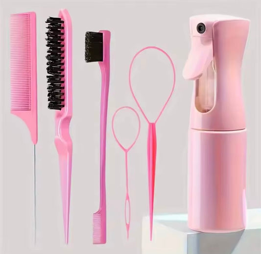 Kit Styling Capelli Completo - 6 Spazzole+ 2 Pettini + Brush Professionale
